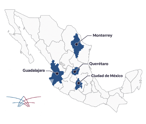 Mapa de cobertura de Staffbridge